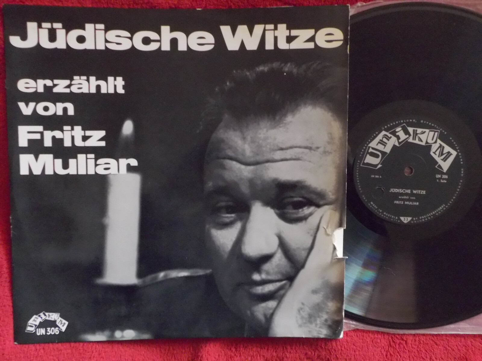 Fritz Muliar – Jüdische Witze erzählt von Fritz Muliar | LP, Unikum Records