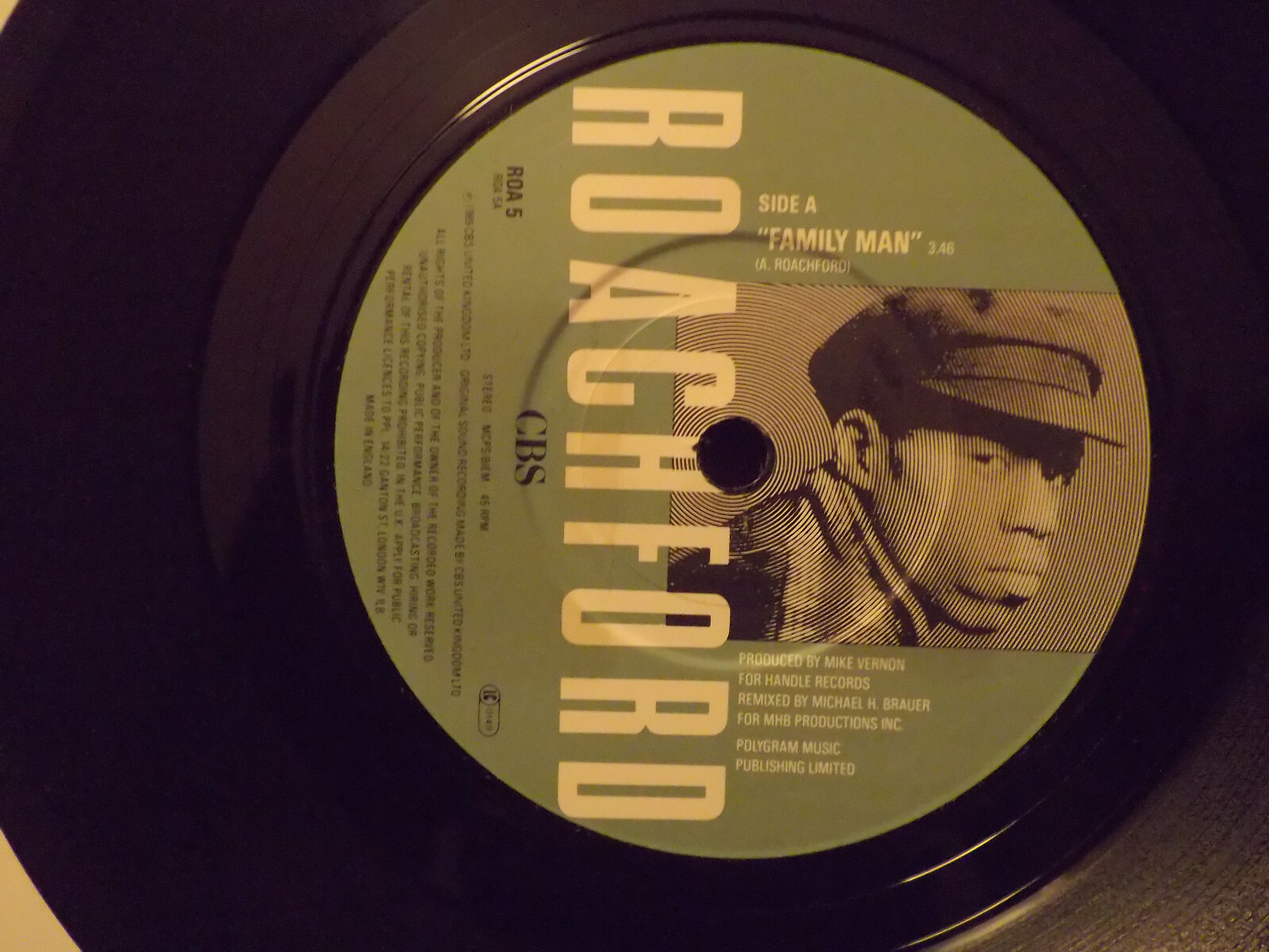 Roachford – Family Man / Never, CBS Records, ROA 5, UK 1989