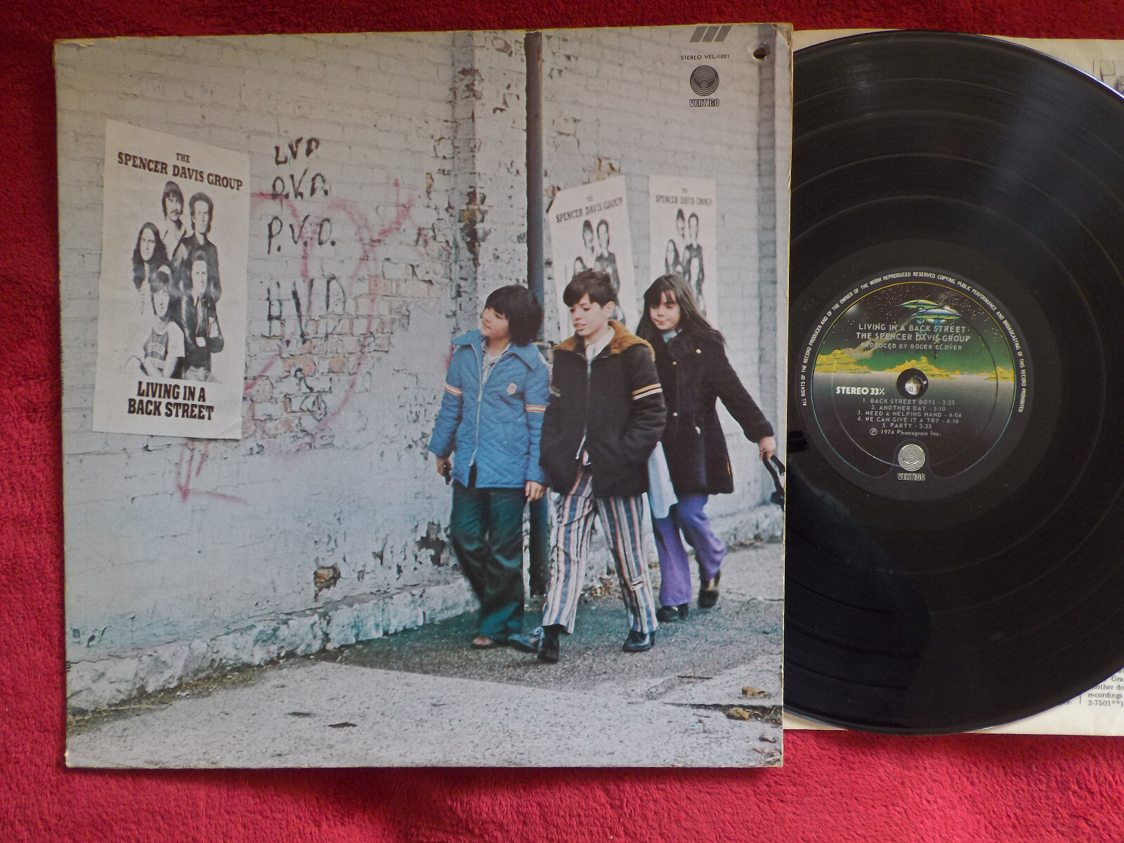The Spencer Davis Group – Living in a back street (LP, USA, 1974)