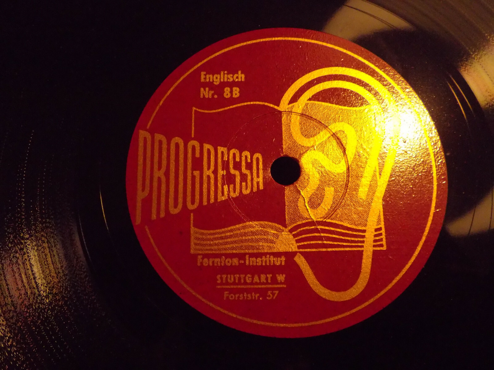 Englisch 8–12 – Fernton-Institut | Progressa Records, Schellack, Bild 3