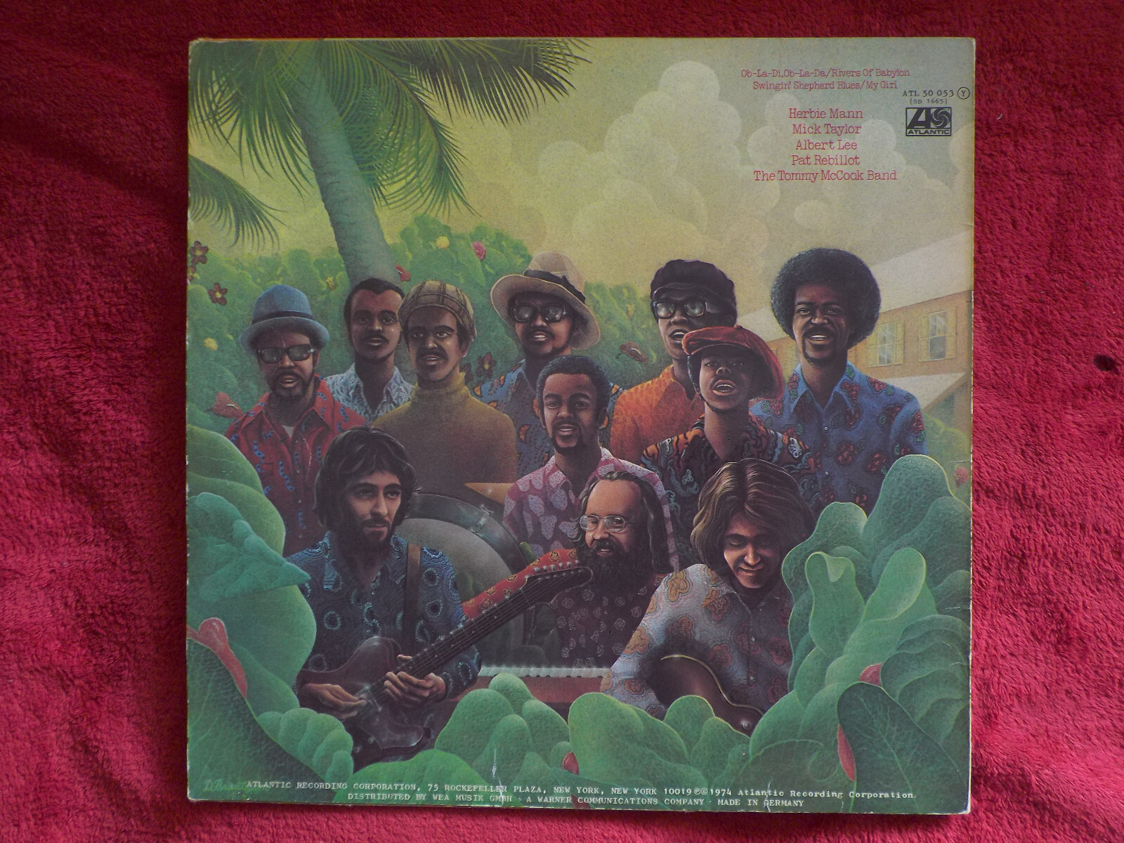 Herbie Mann – Reggae (Atlantic Records, ATL 50 053, LP, 1974), Bild 4
