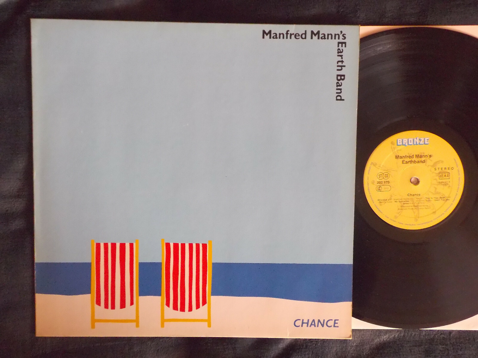 Manfred Mann´s Earth Band – Chance (LP, Bronze Records, 1980)