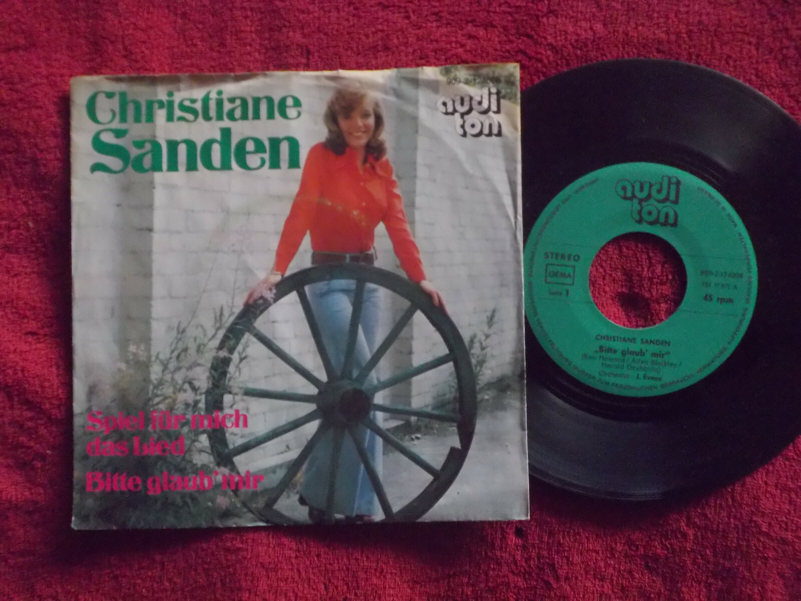 Christiane Sanden – Bitte glaub´ mir / Spiel für mich das Lied (Auditon Records, 1973)