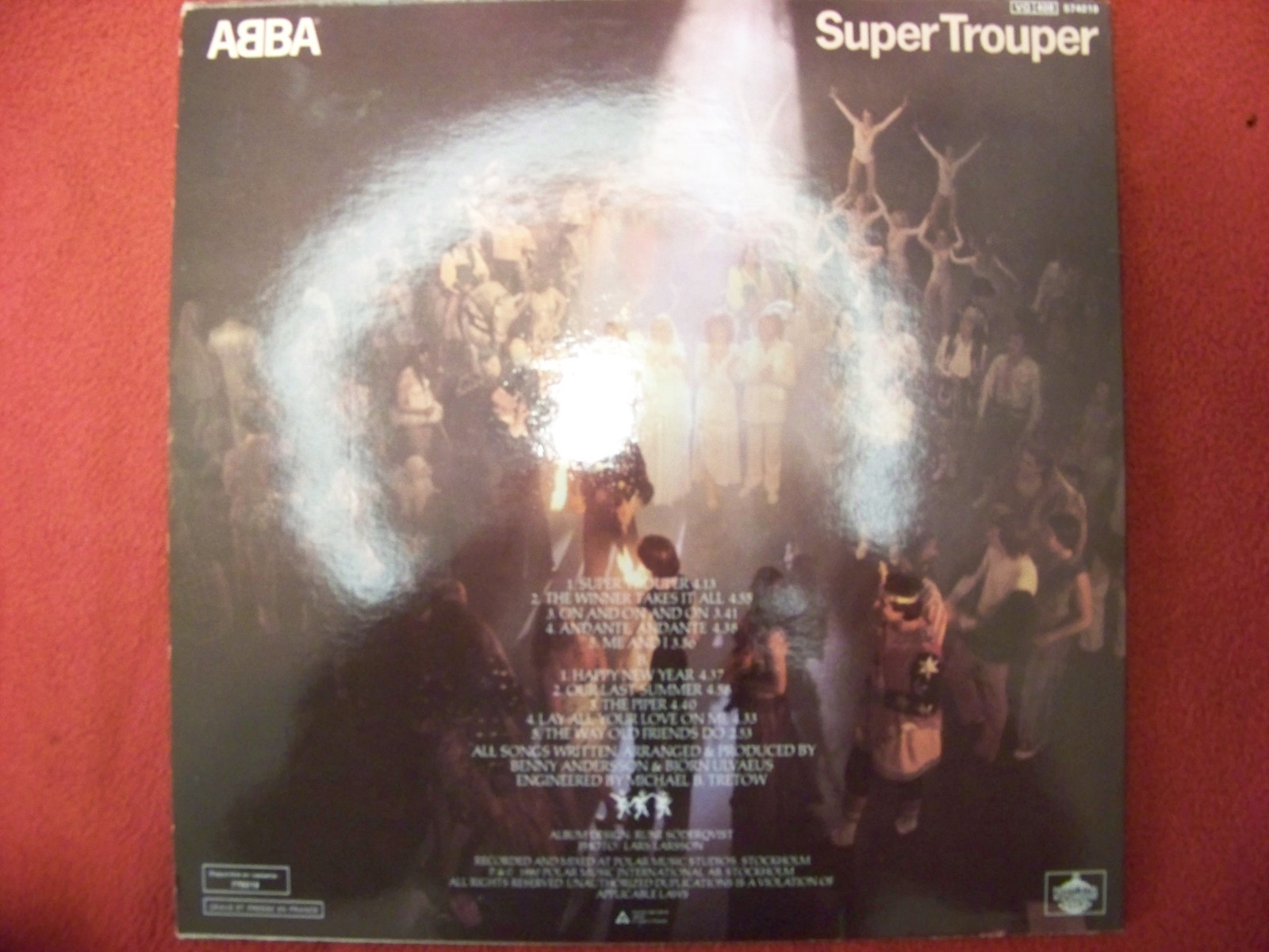 ABBA – Super Trouper (LP, Vogue Records, 1980), Bild 2