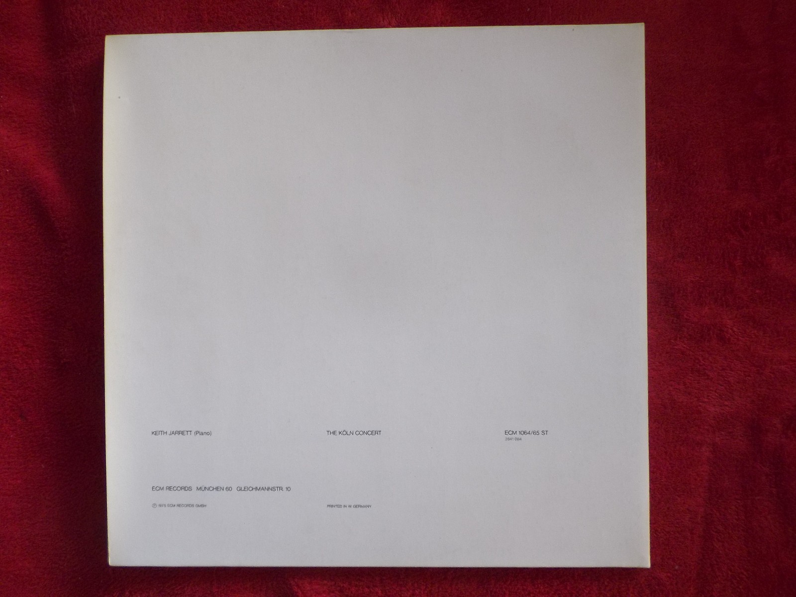 Keith Jarrett – The Köln Concert | D-LP, ECM Records, Bild 4