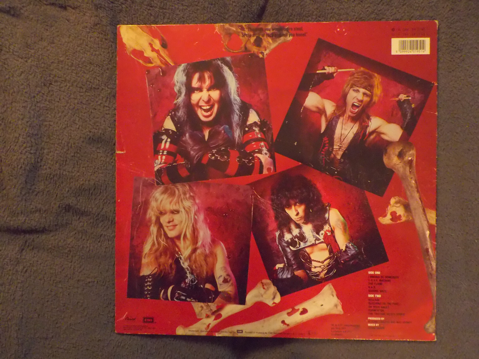 W.A.S.P. – I Wanna Be Somebody | Capitol Records | LP, EU 1984, Bild 4