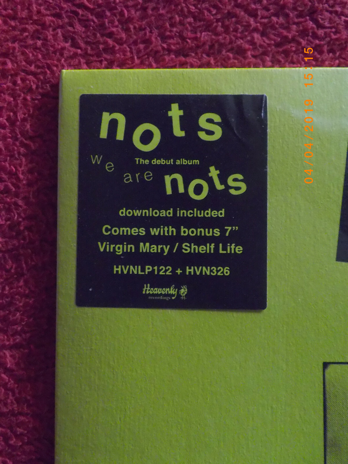 Nots – We are nots – LP + Bonus-45, Bild 2